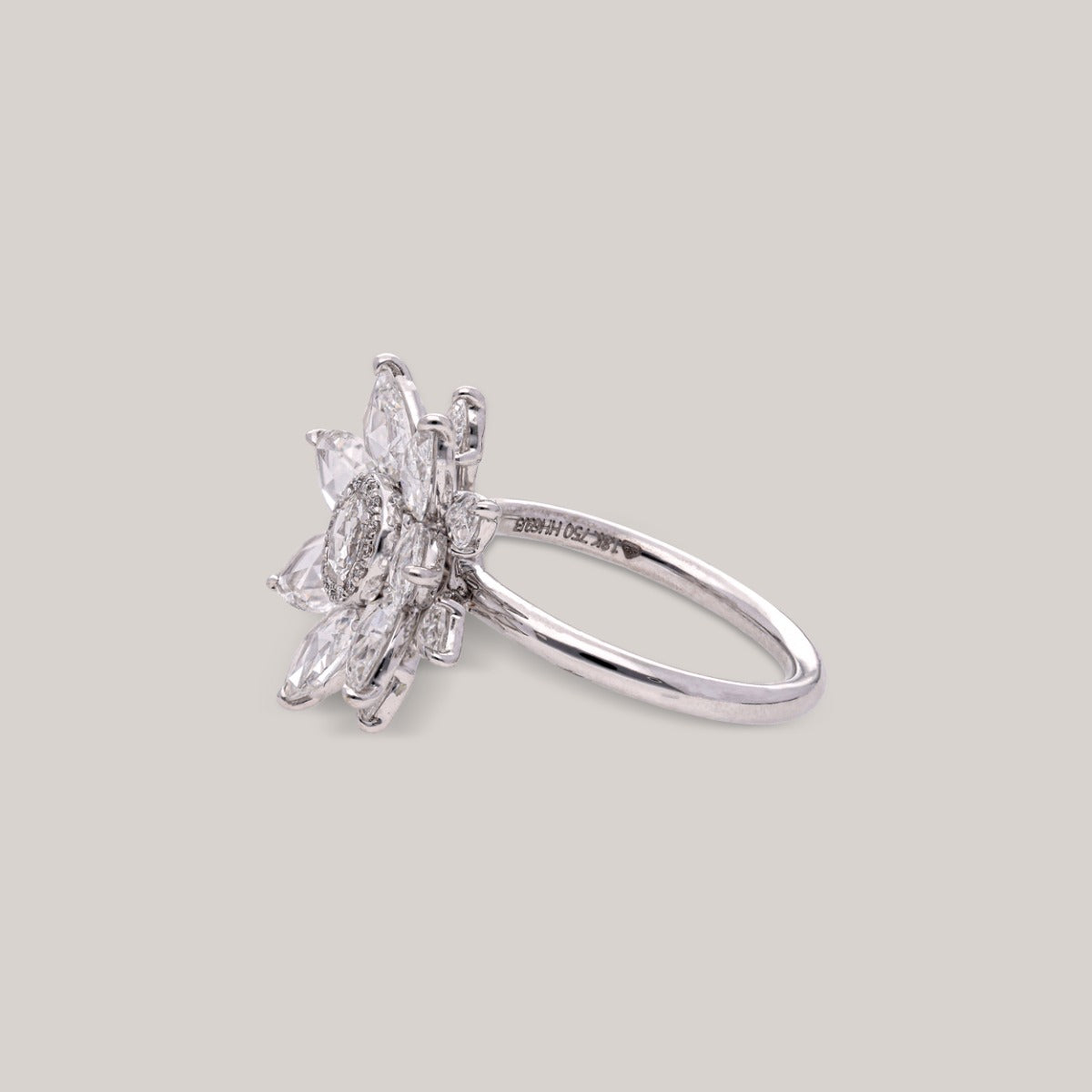 Blooming Sparkle Diamond Ring