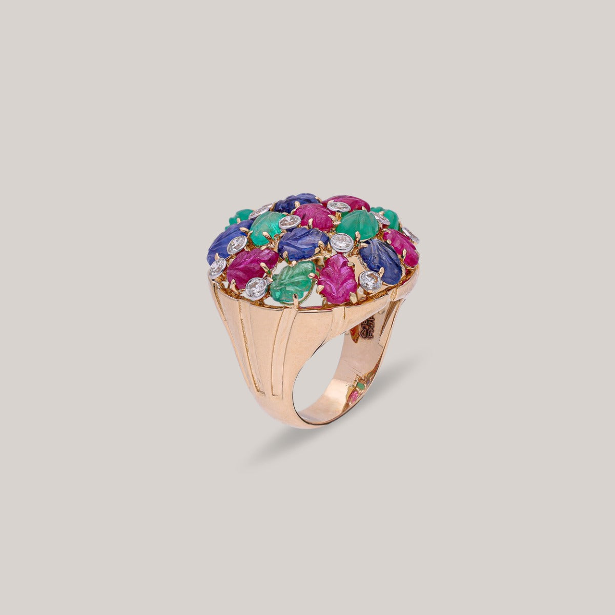 Tutti Frutti Diamond Ring