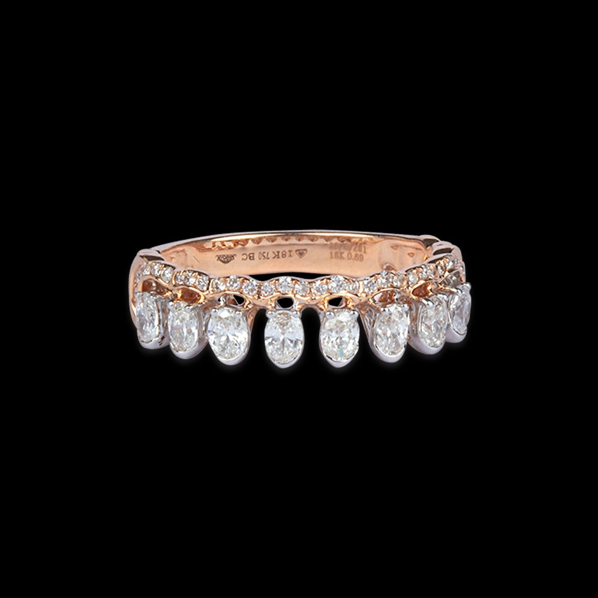 Pokey Studs Diamond Ring