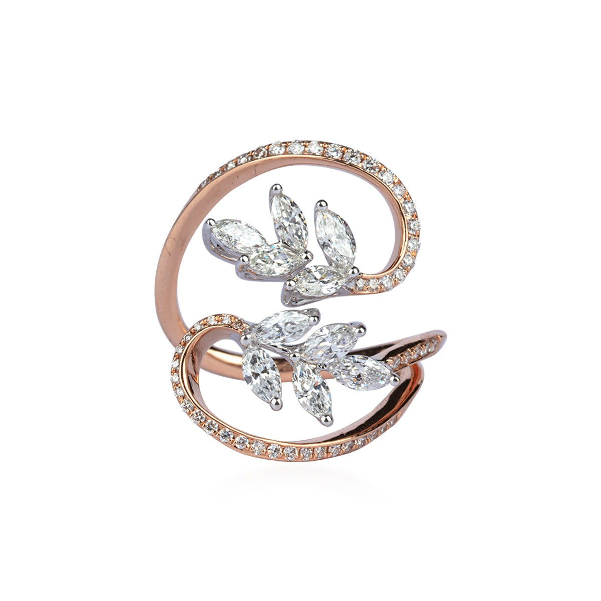 Plant Shoots Diamond Ring