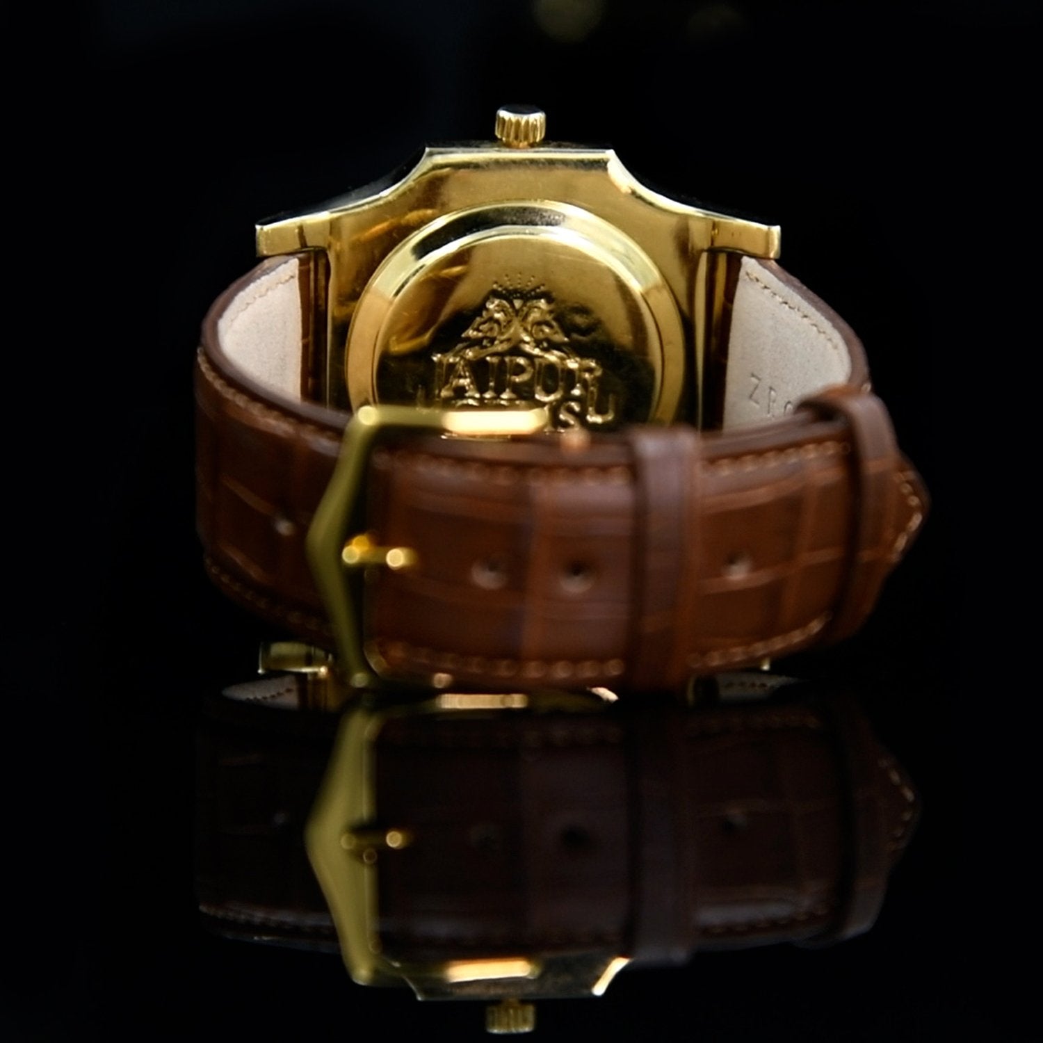 Black Back Diamond Watch