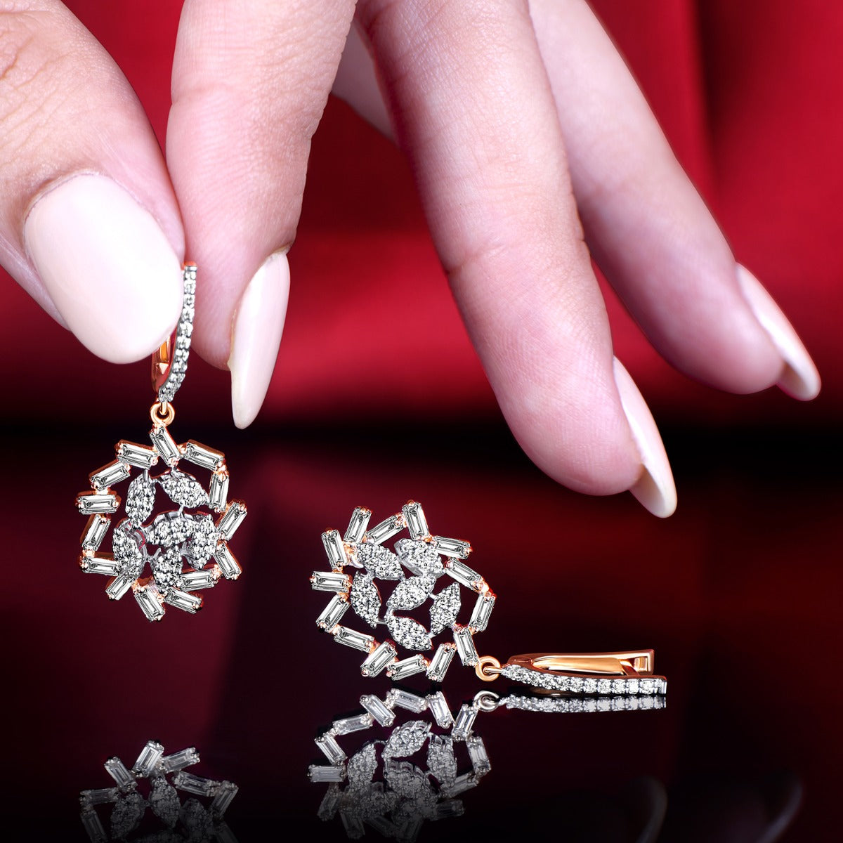 Sparkle Diamond Earrings