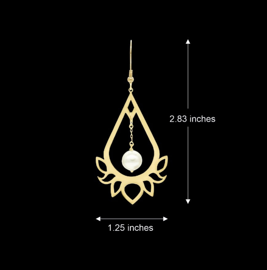 Pearl Blossom Earrings