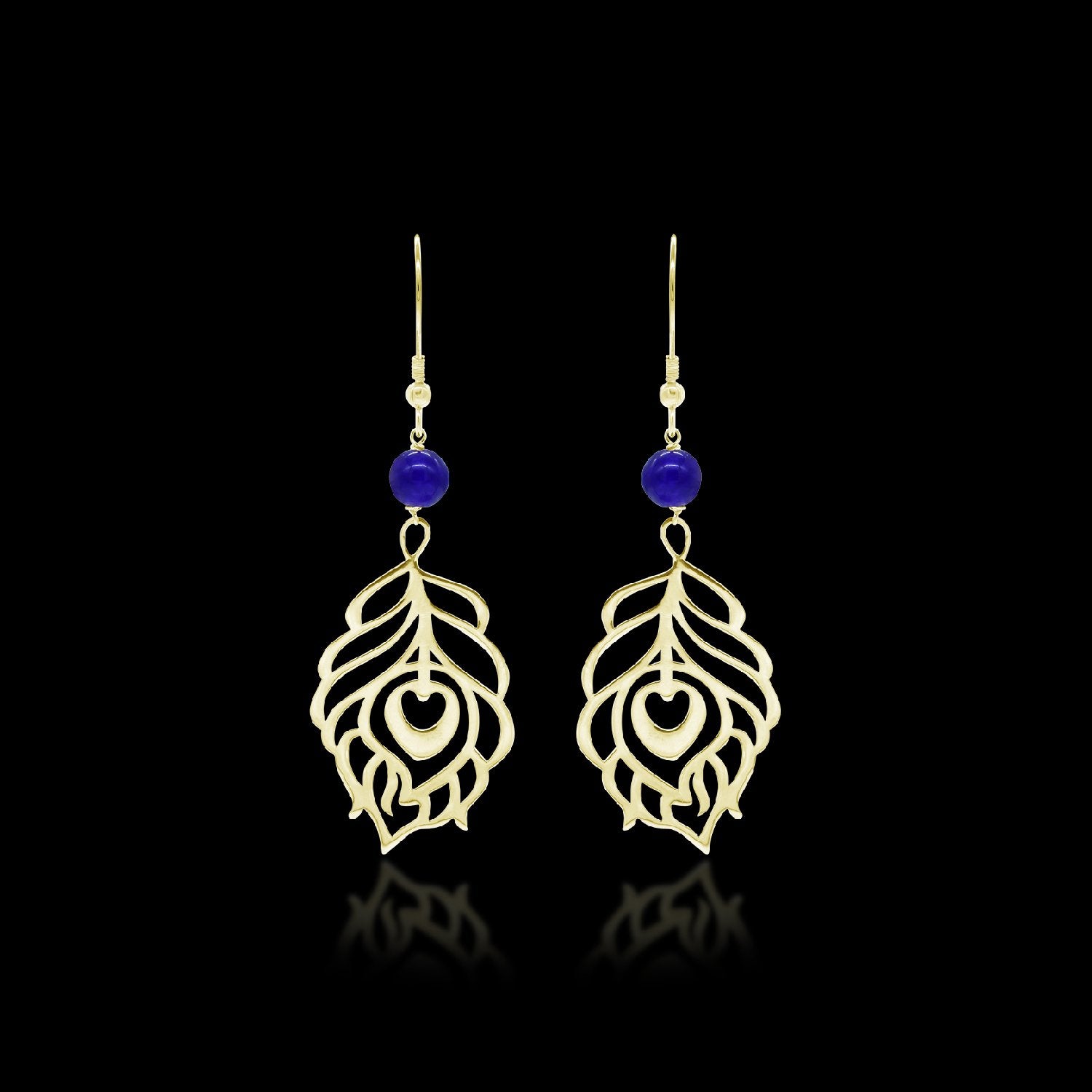 Peacock Contemporary Earrings