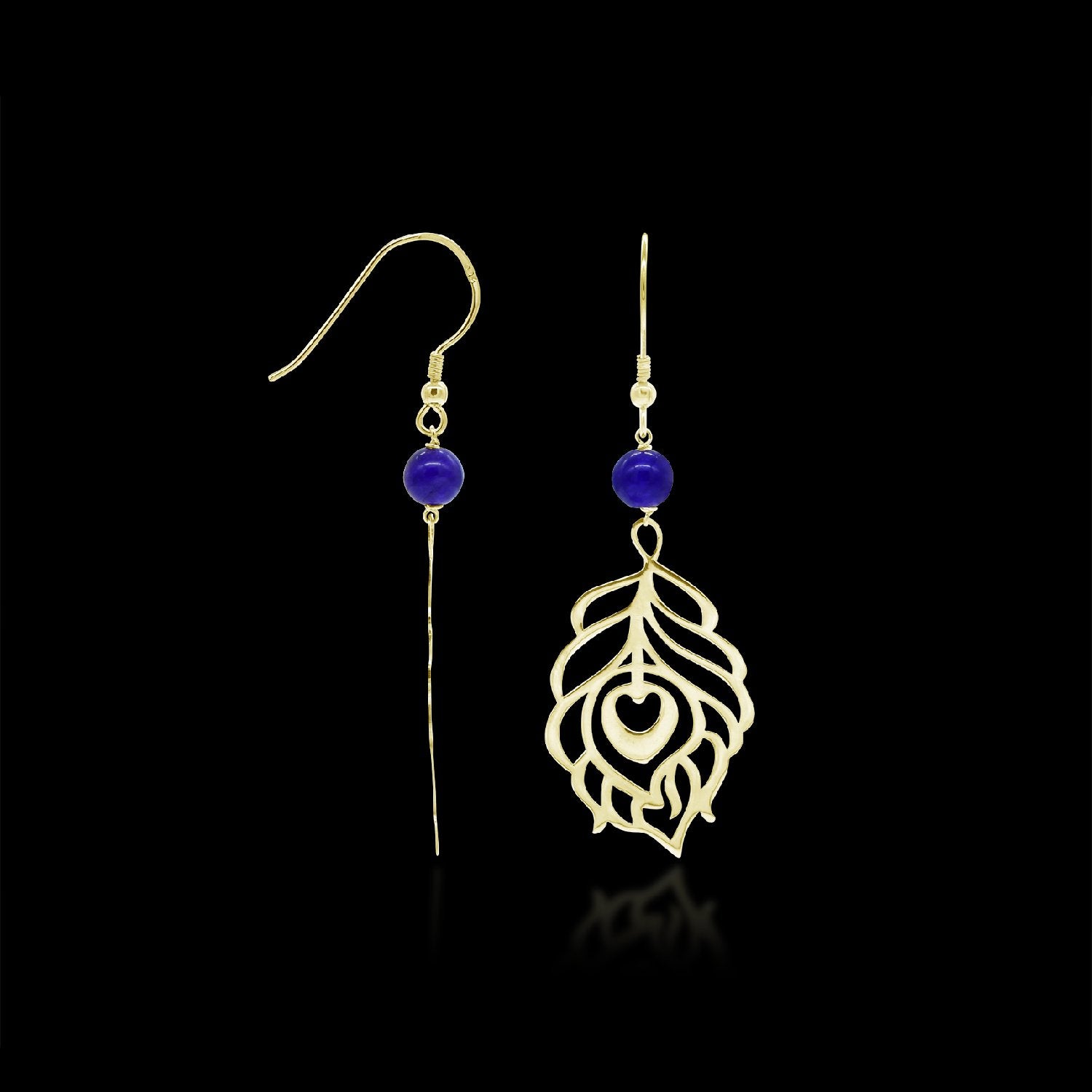 Peacock Contemporary Earrings