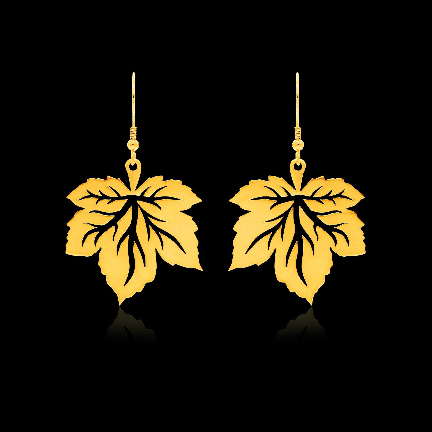 Leaf Contemporary Earrings