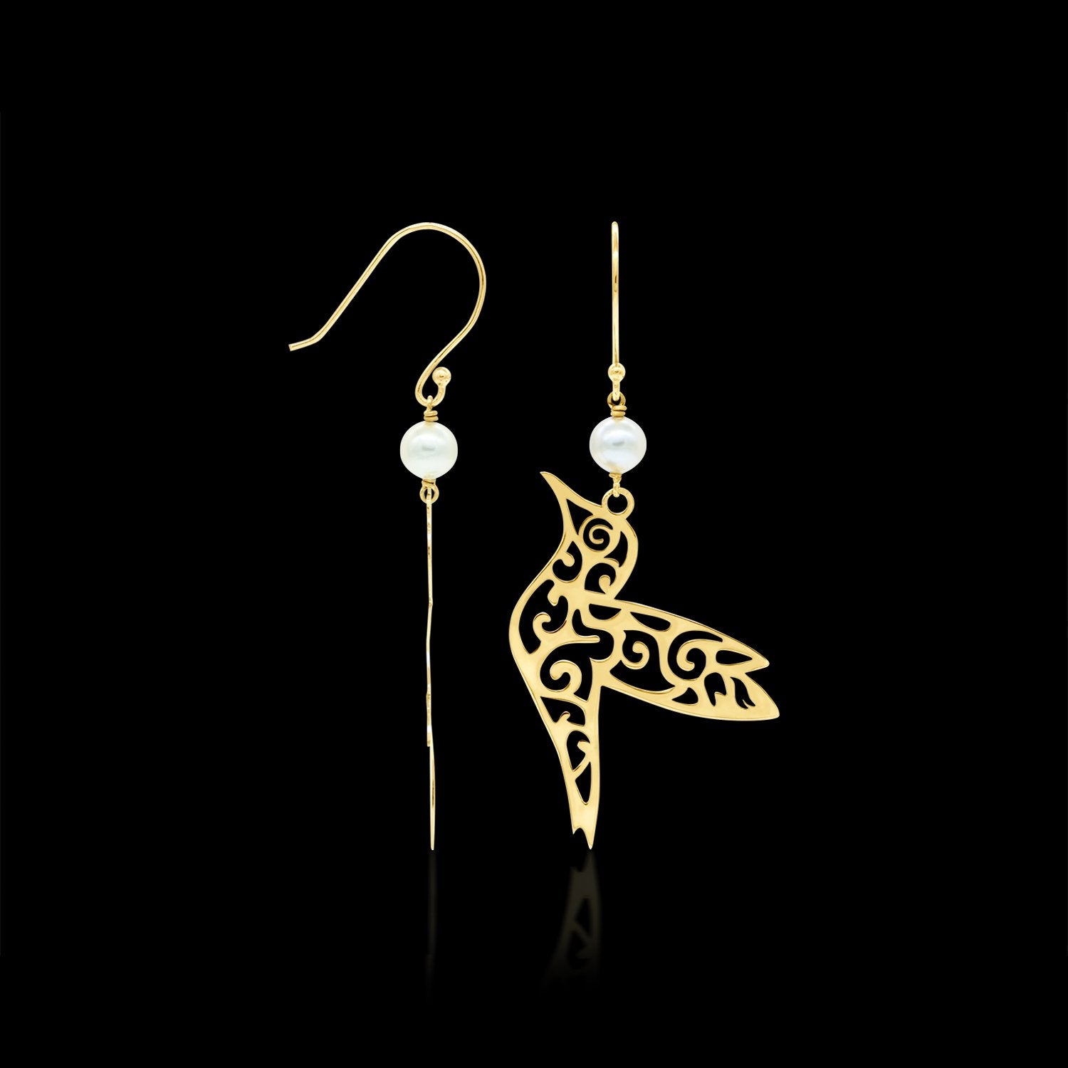 Bird Ornate Earrings