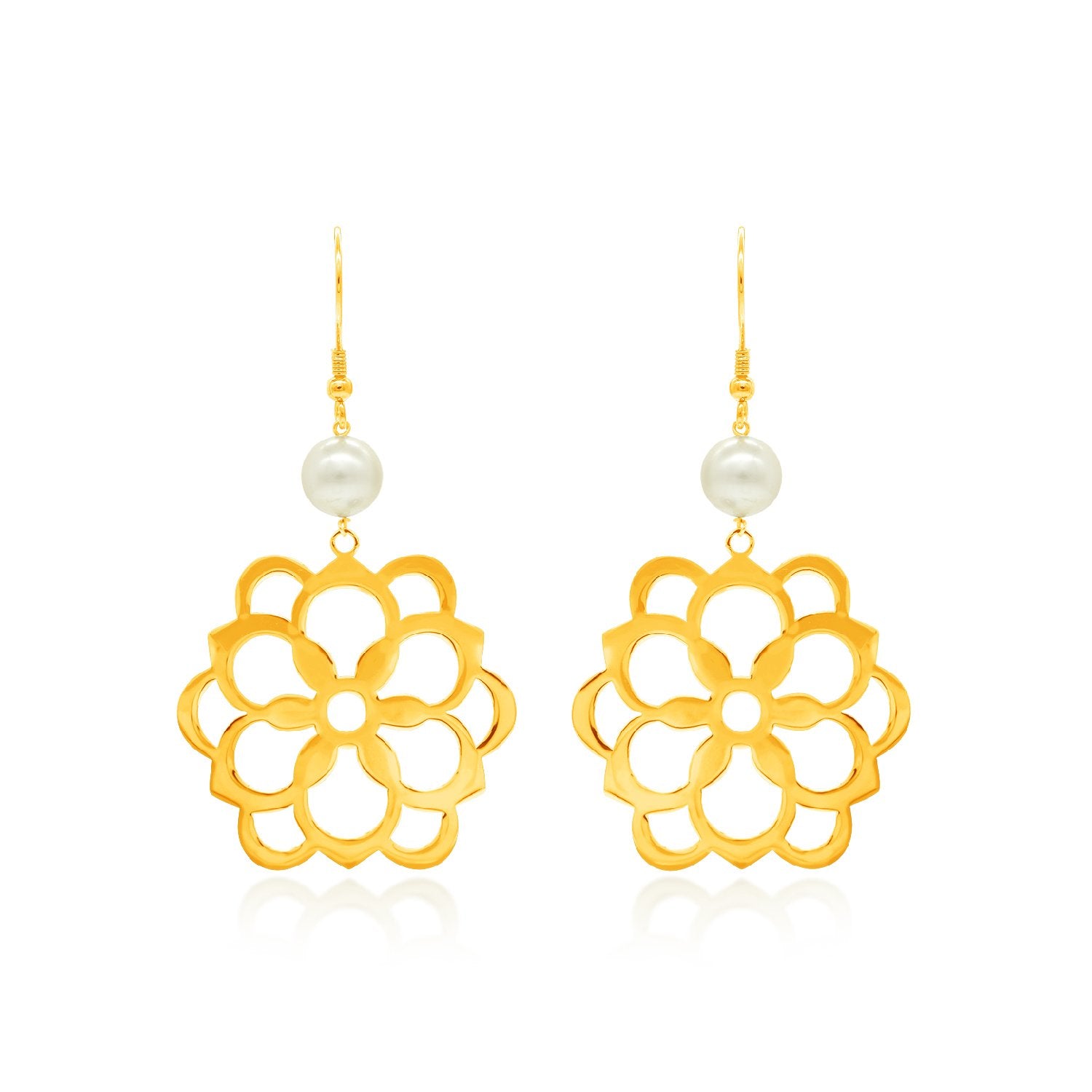 Floral Contemporary Earrings