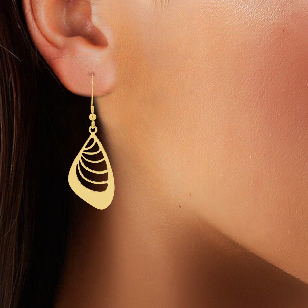 Shanaya Triangular Drop Earrings