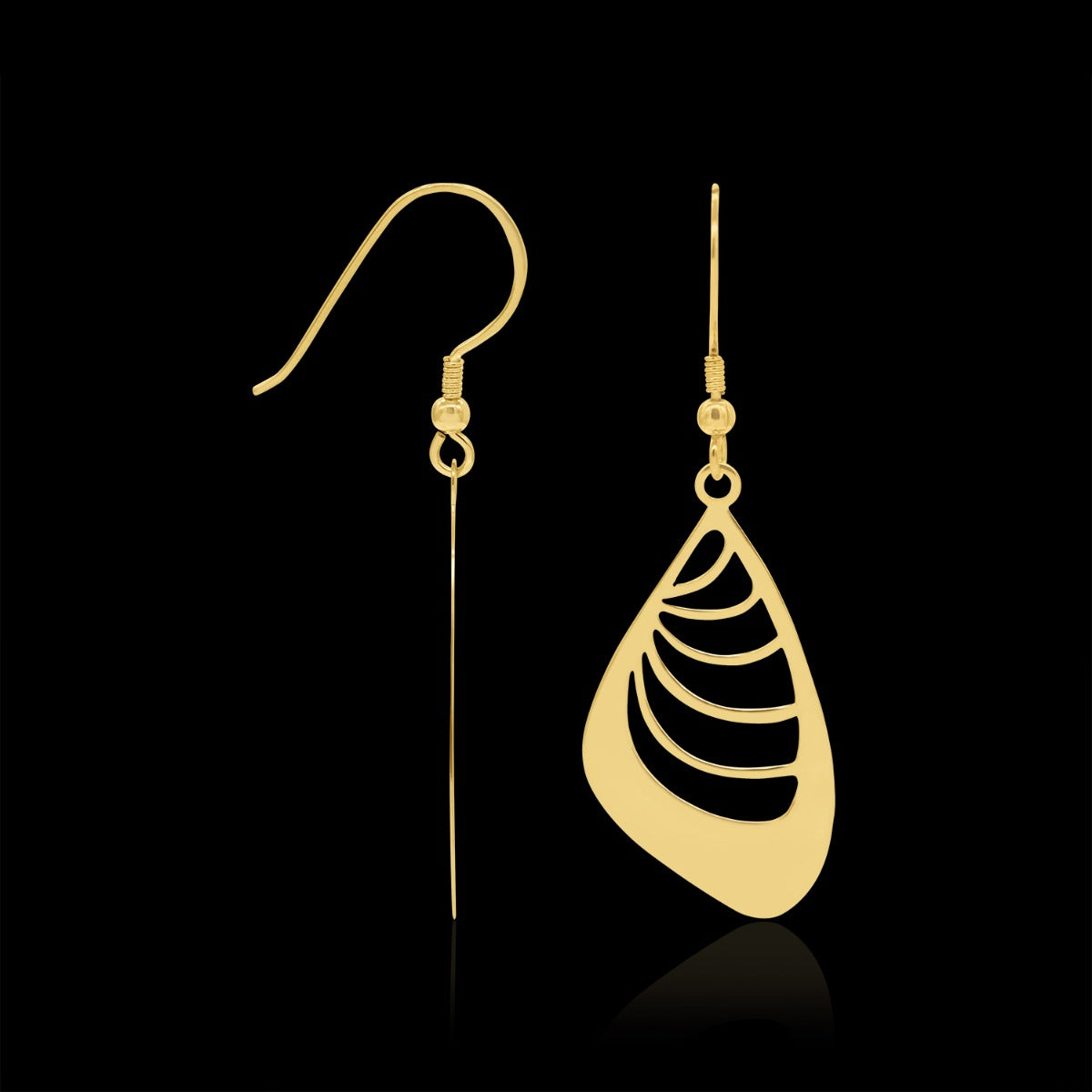 Shanaya Triangular Drop Earrings