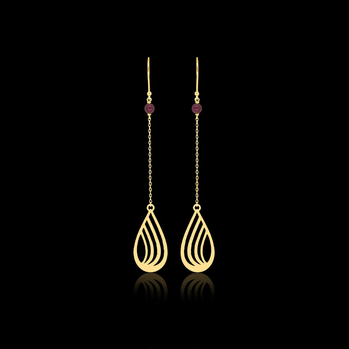 Falling Drop Earrings