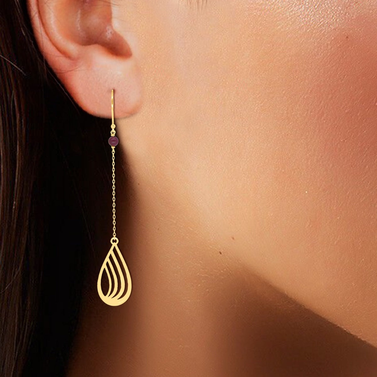 Falling Drop Earrings
