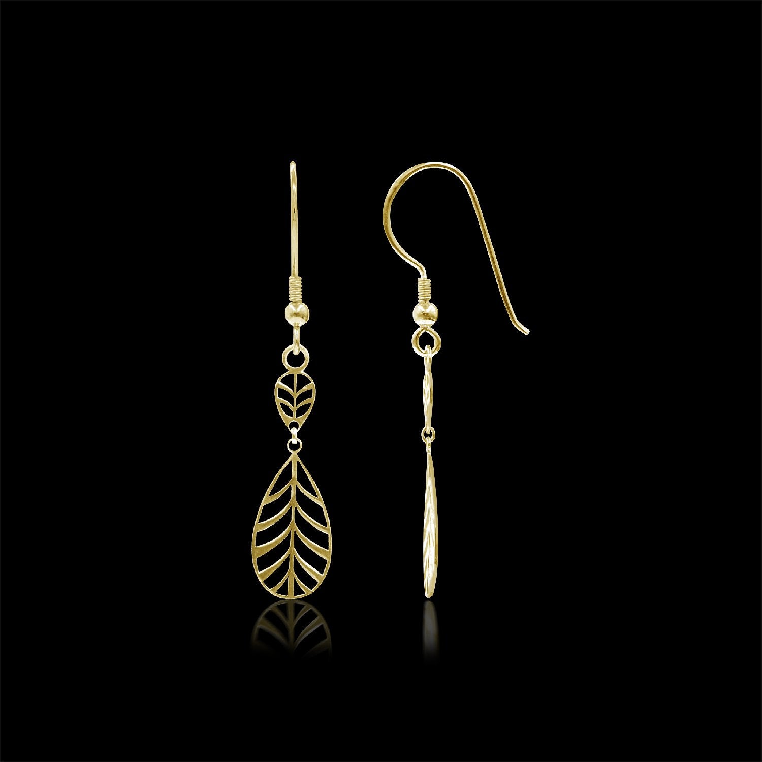Leaf Drop Earrings