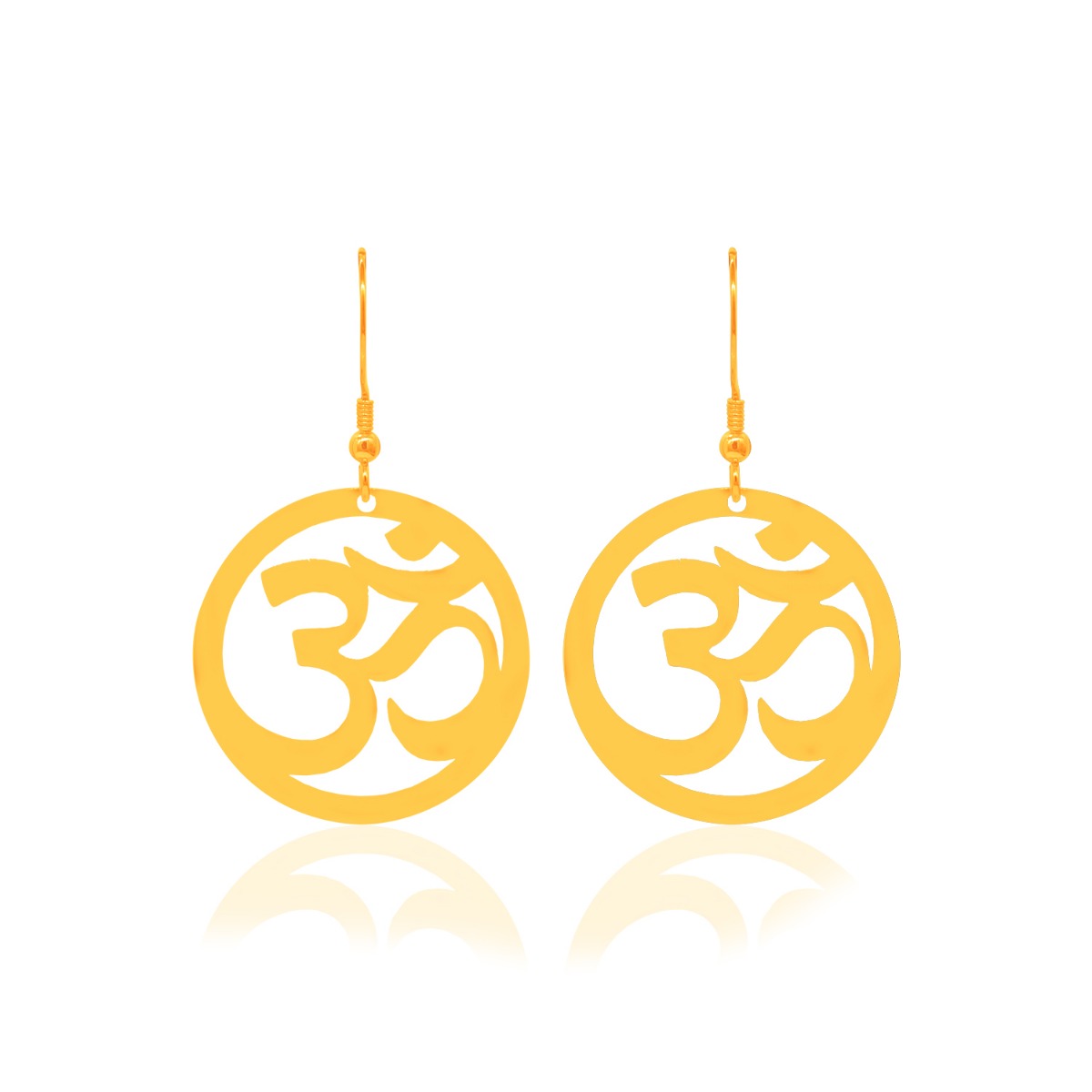 Spiritual Om Drop Earrings