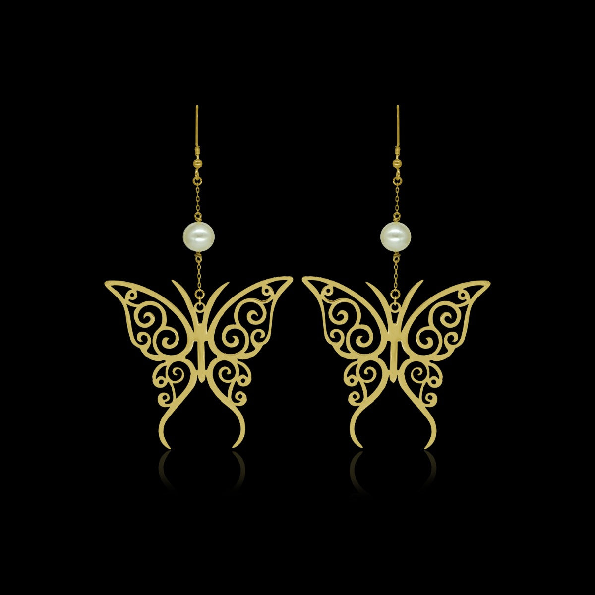 Magical Butterfly Drop Earrings