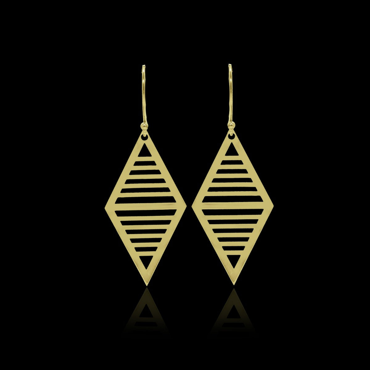 Ahana Geometric Drop Earrings