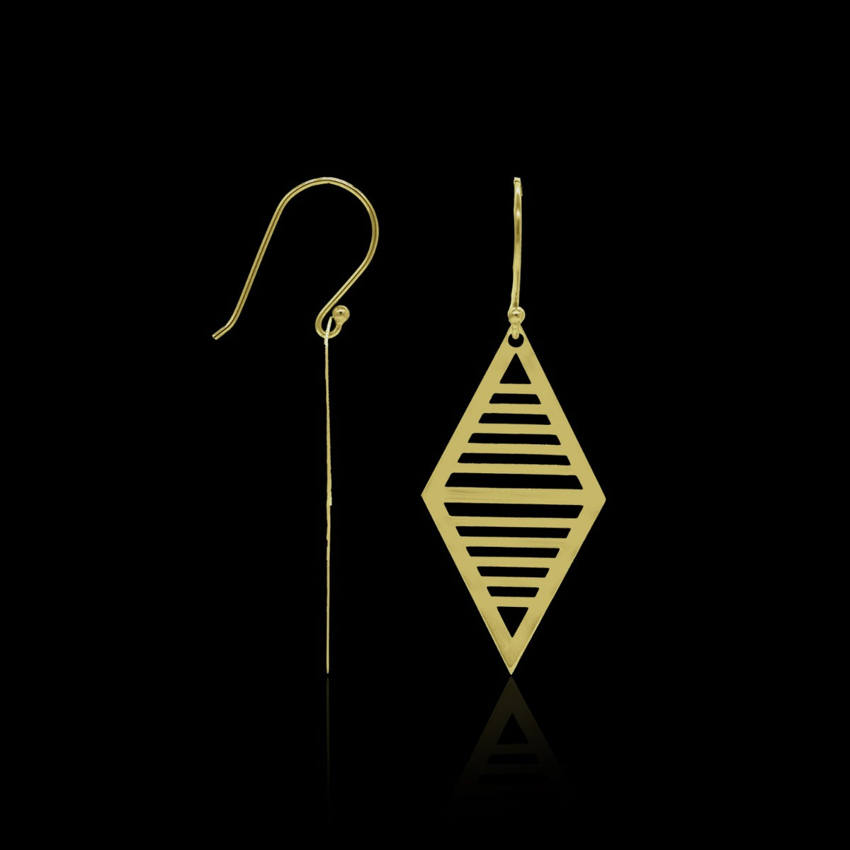 Ahana Geometric Drop Earrings
