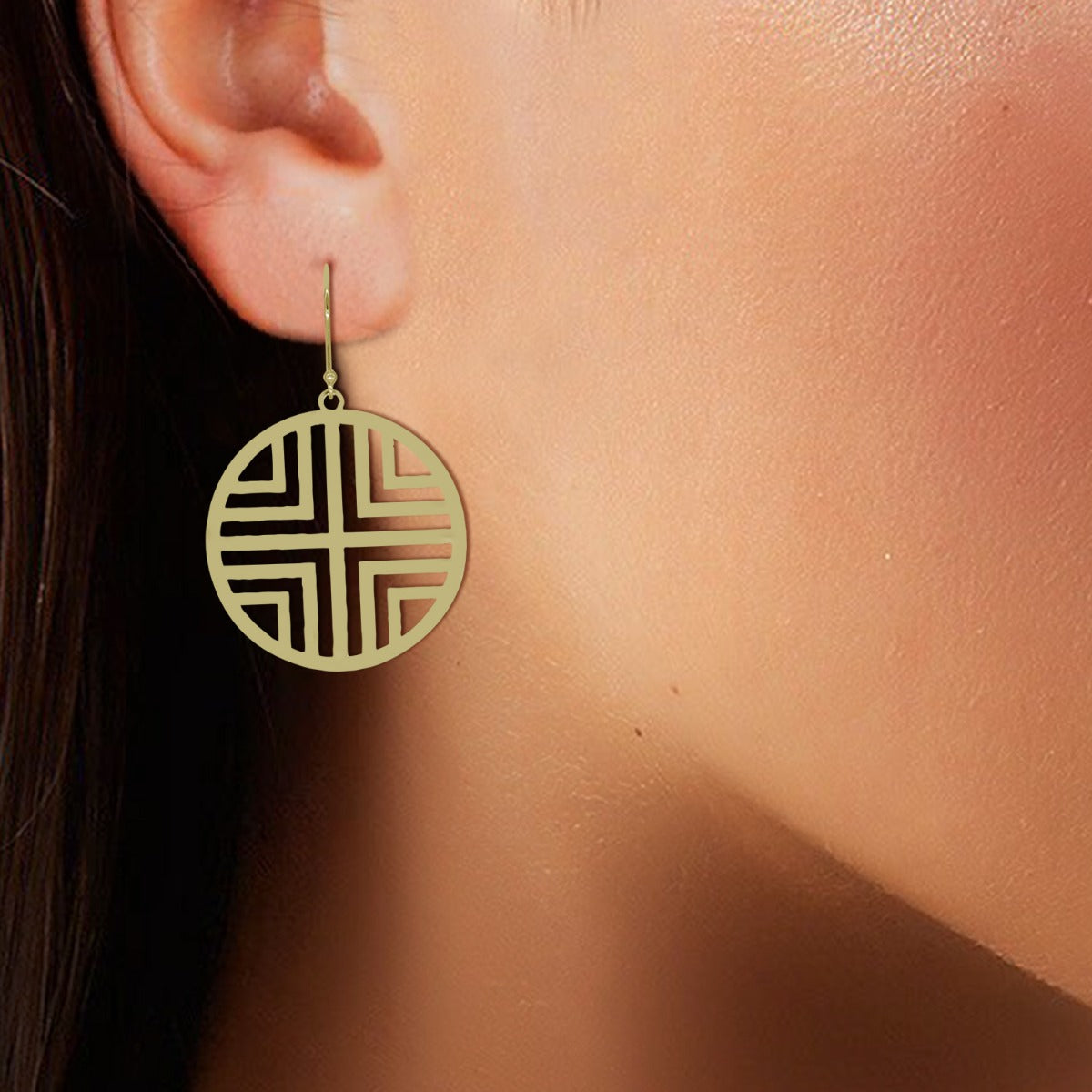 Sway Encircled Drop Earrings