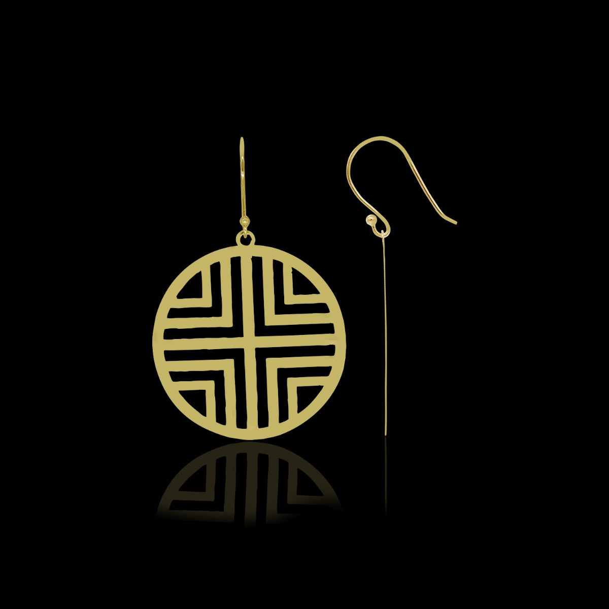 Sway Encircled Drop Earrings