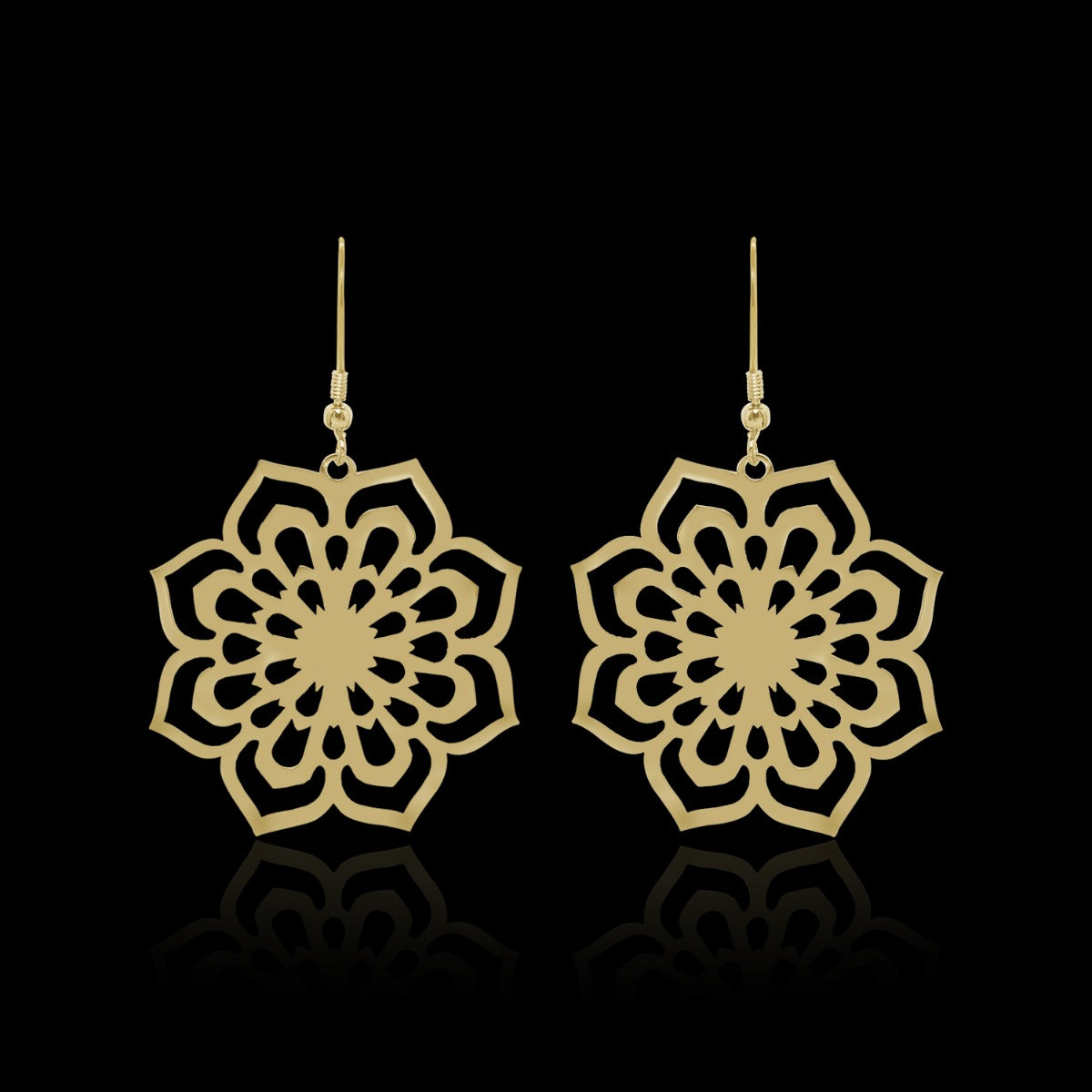 Enchanting Rose Drop Earrings
