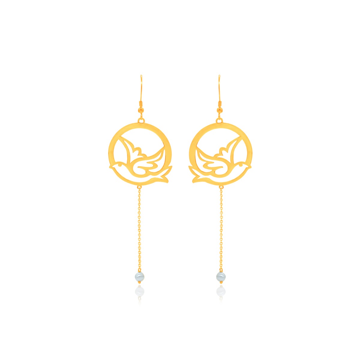 Iconic Flying Bird Drop Earrings