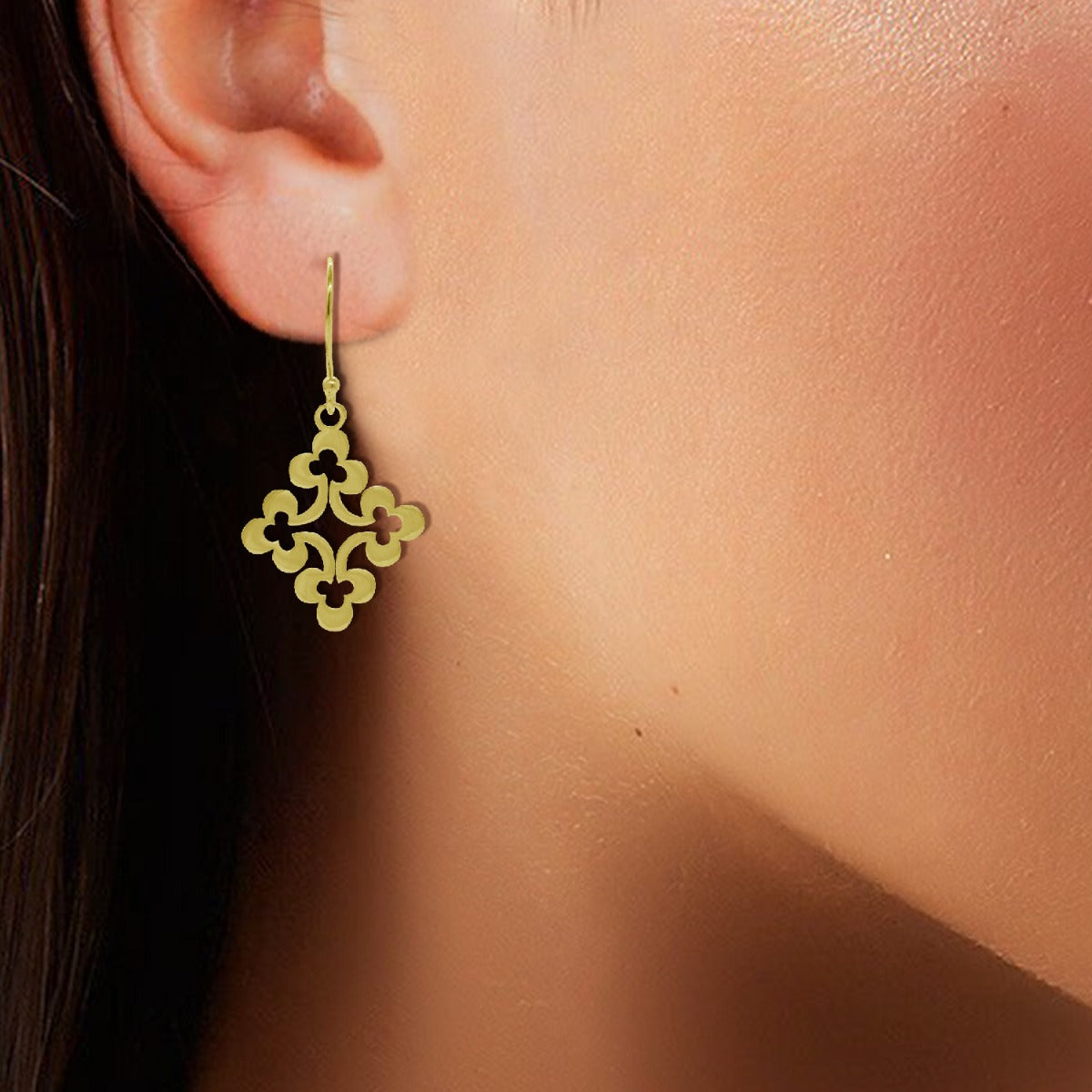 Misha Floret Drop Earrings