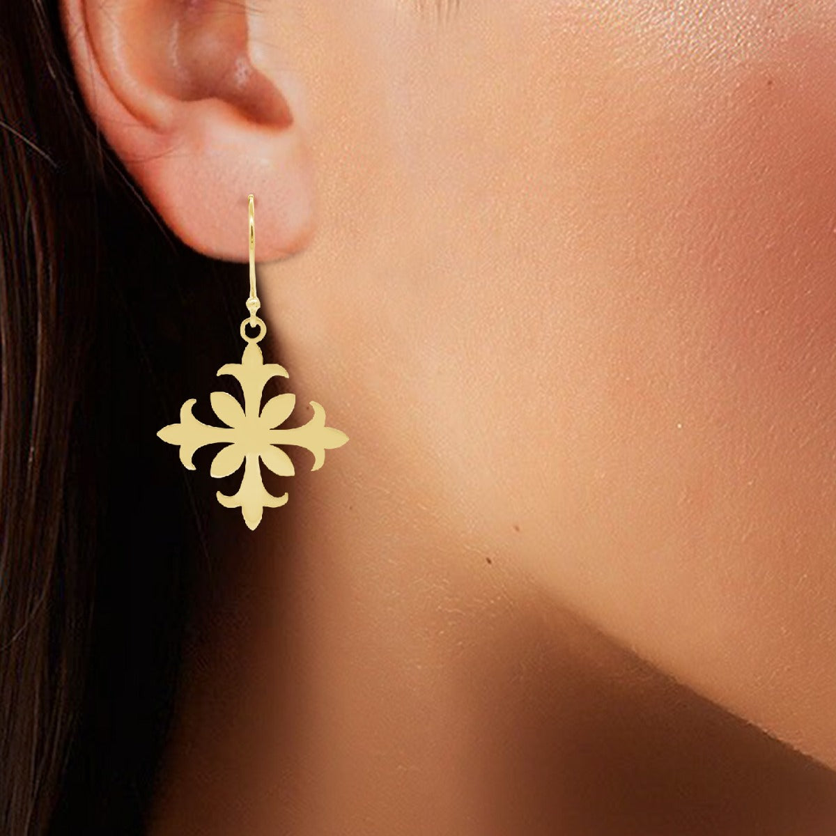 Sparking Bluet Drop Earrings