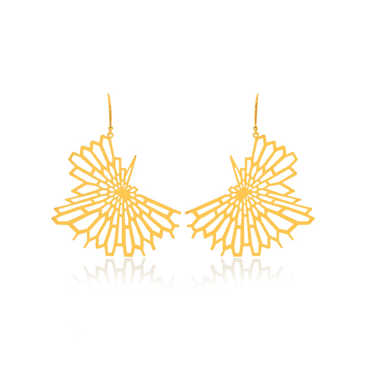 Glittering Drop Earrings