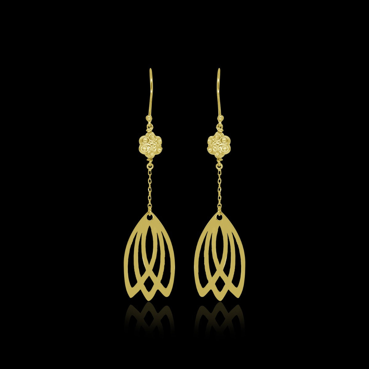 Enchanting Tulip Drop Earrings