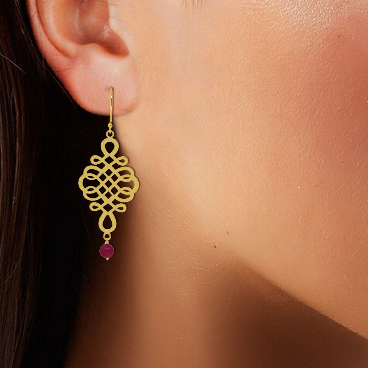 Chole Contemporary Drop Earrings