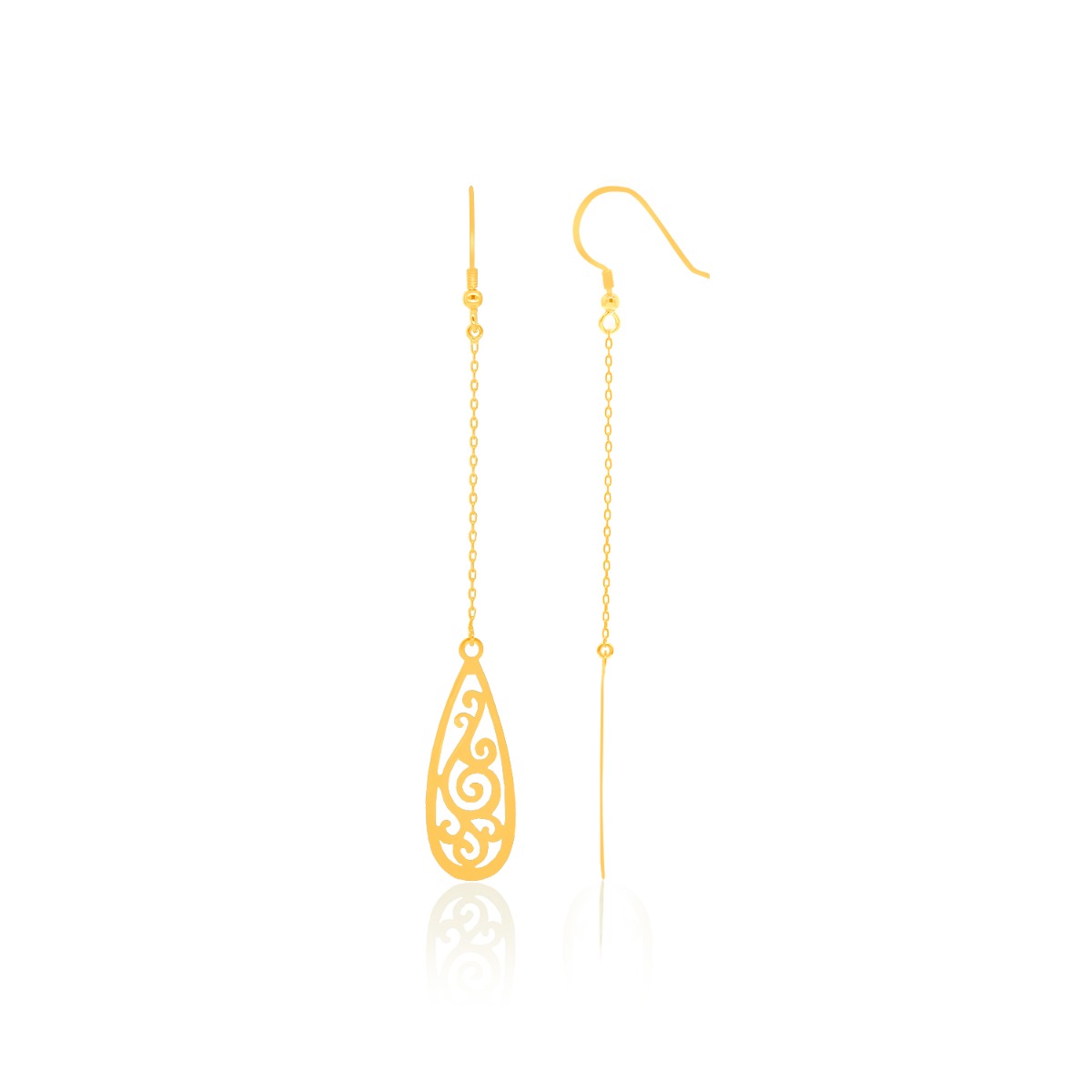 Lucky Sleek Drop Earrings