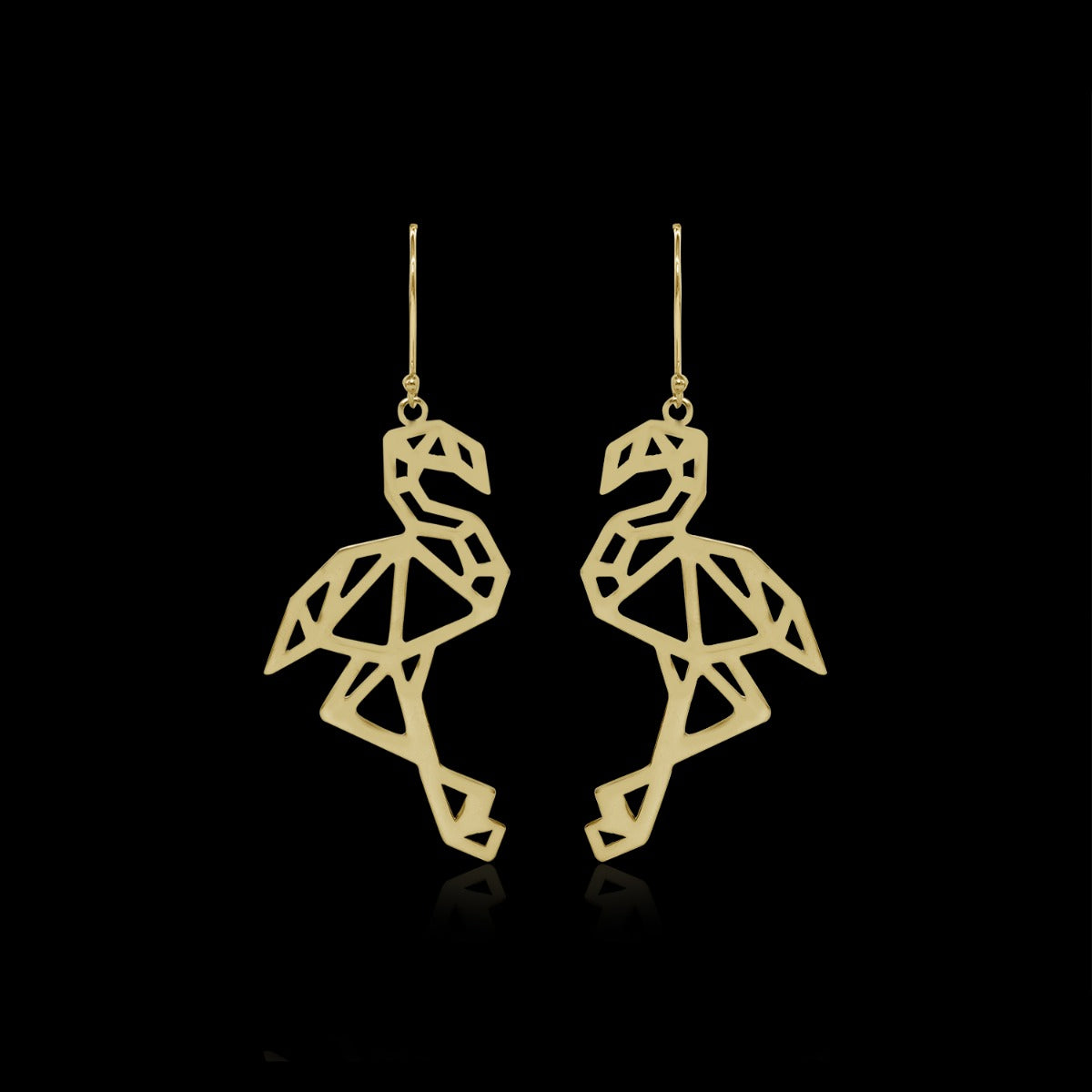 Gorgeous Ostrich Drop Earrings