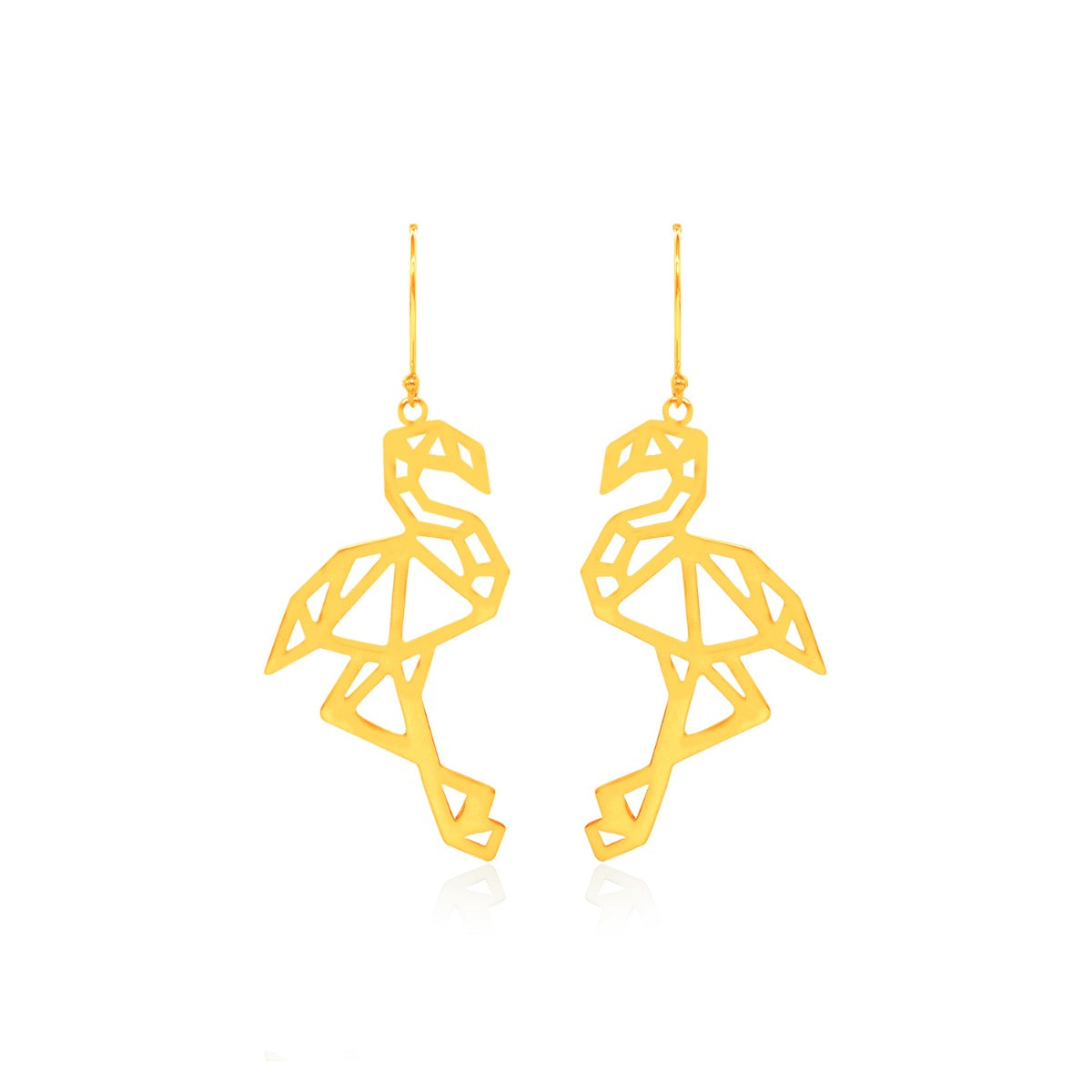Gorgeous Ostrich Drop Earrings