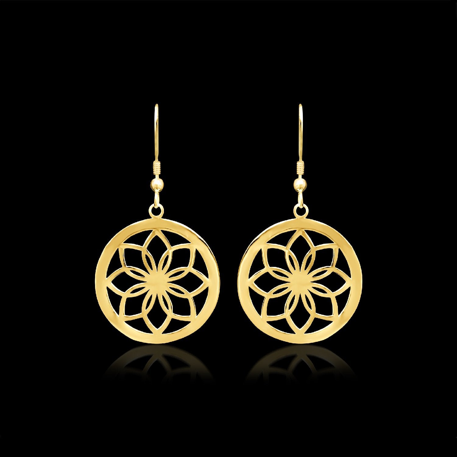 Floral Encircle Earrings