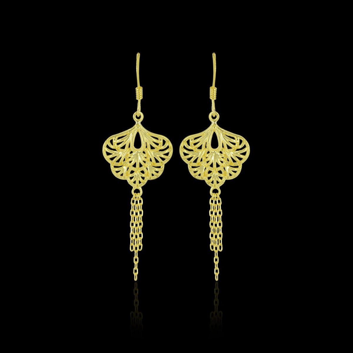 Tassel Dazzle Drop Earrings