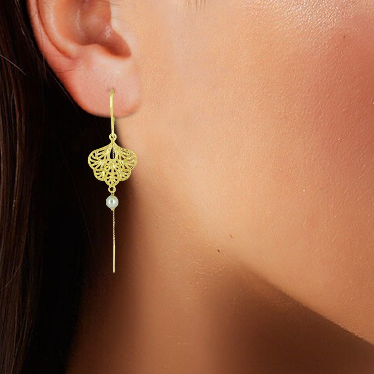 Blossom Floral Sui Dhaga Earrings