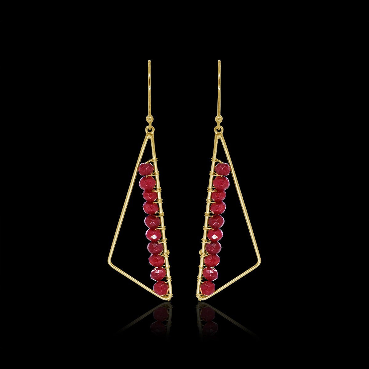 Lucy Beaded Drop Earrings