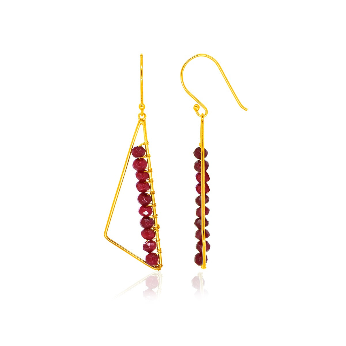 Lucy Beaded Drop Earrings