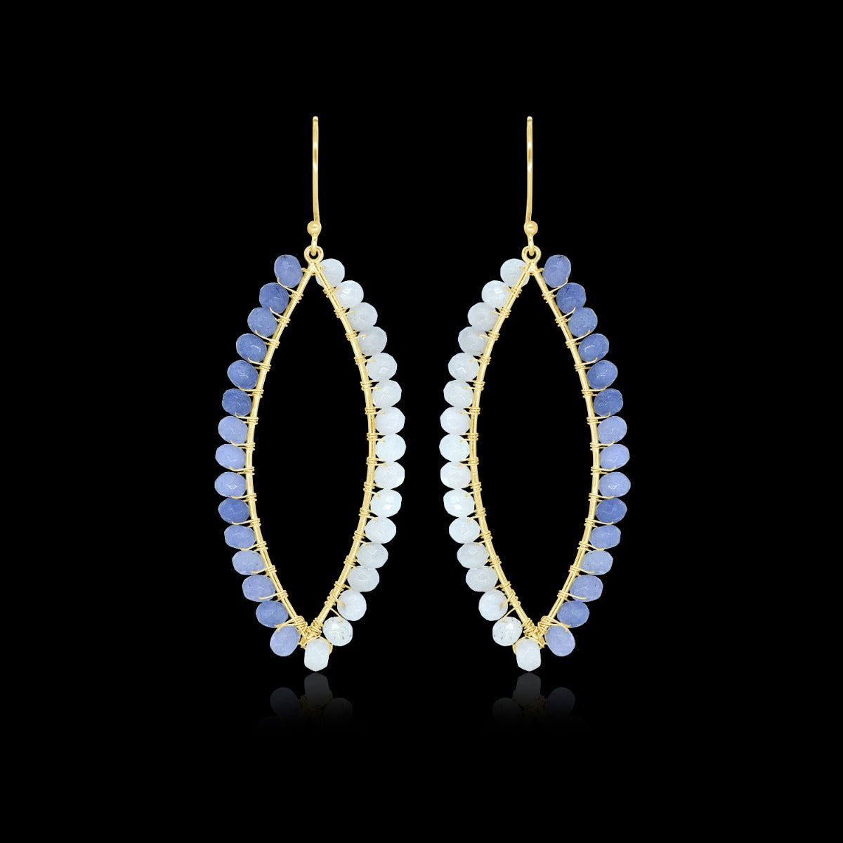 Summery Beaded Drop Earrings