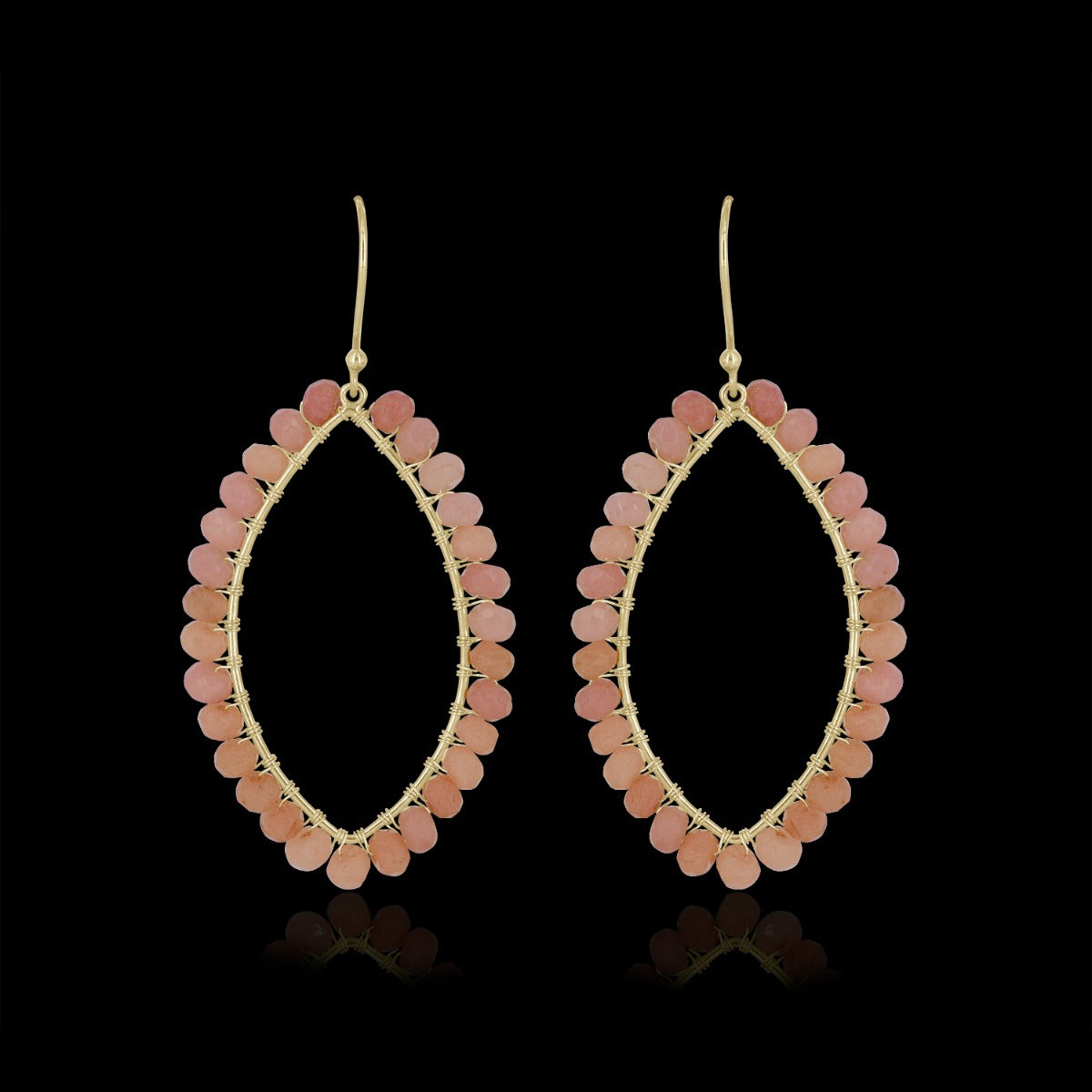 Classic Beaded Drop Earrings