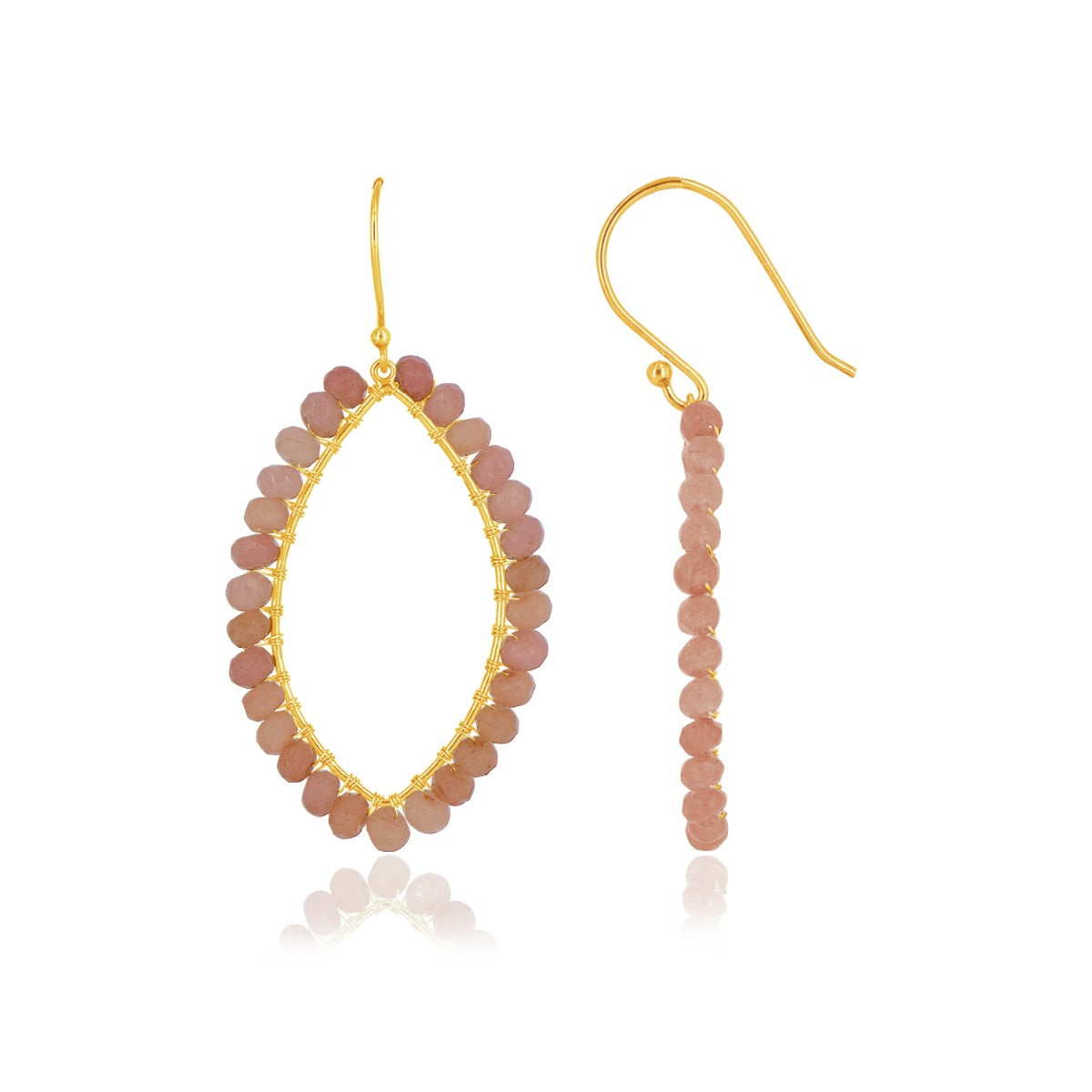 Classic Beaded Drop Earrings