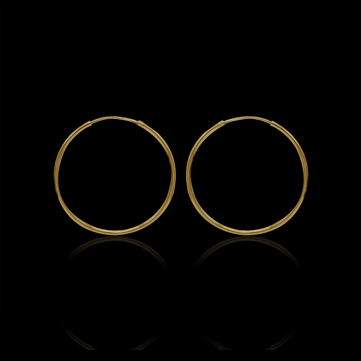 Sleek Hoop Earrings