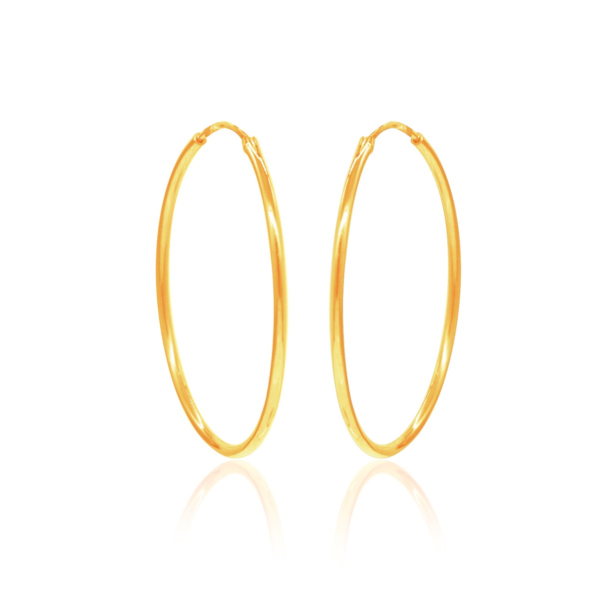Sleek Hoop Earrings