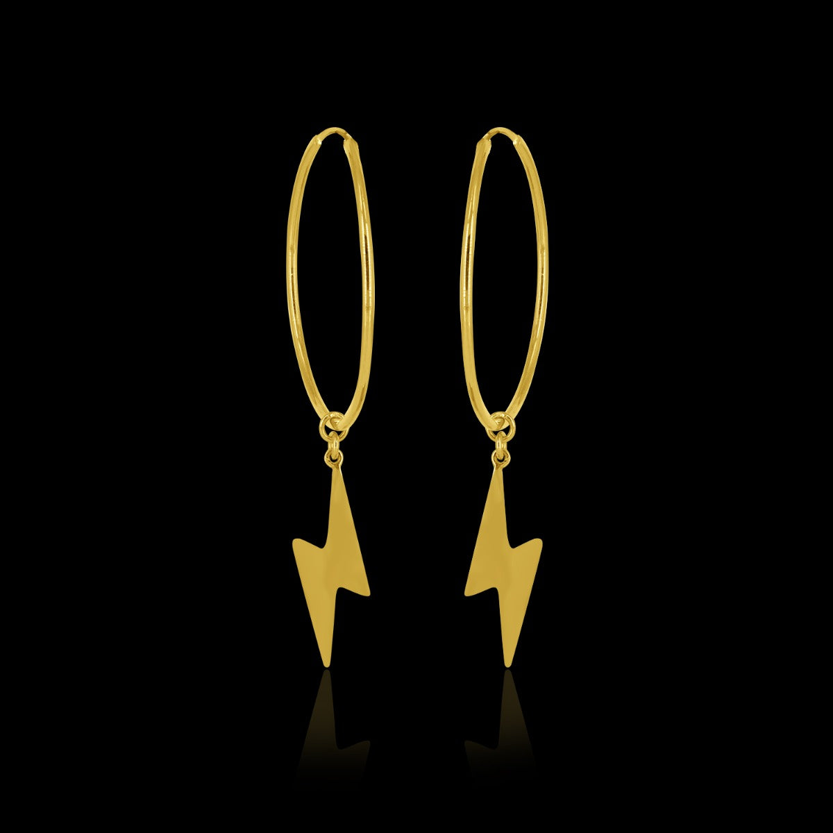 Thunder Hoop Earrings
