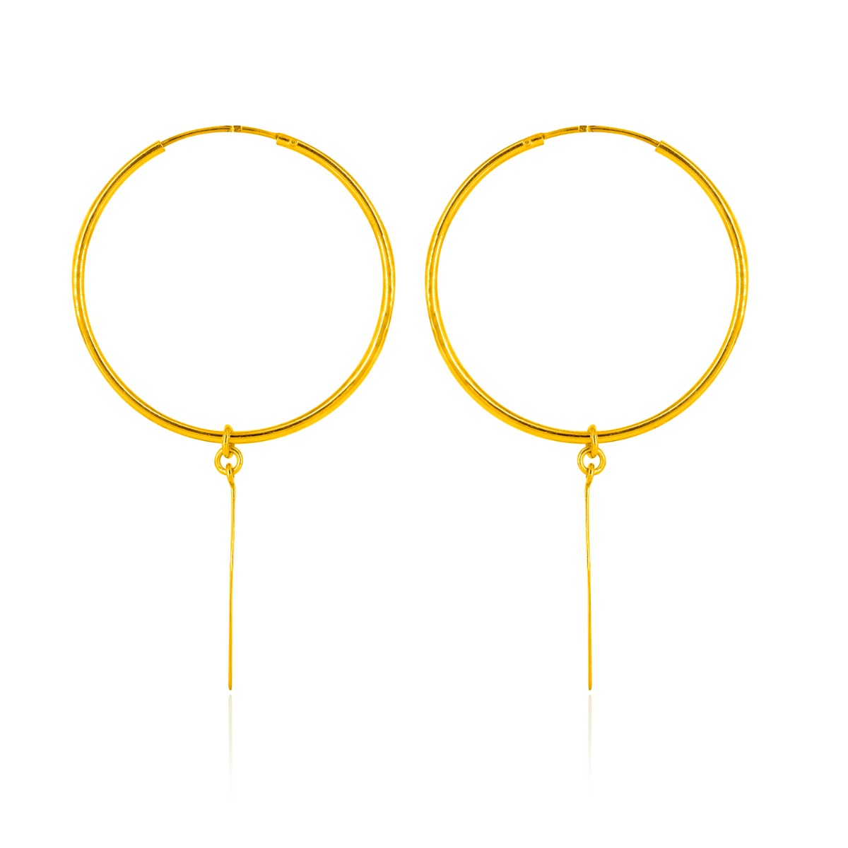 Thunder Hoop Earrings