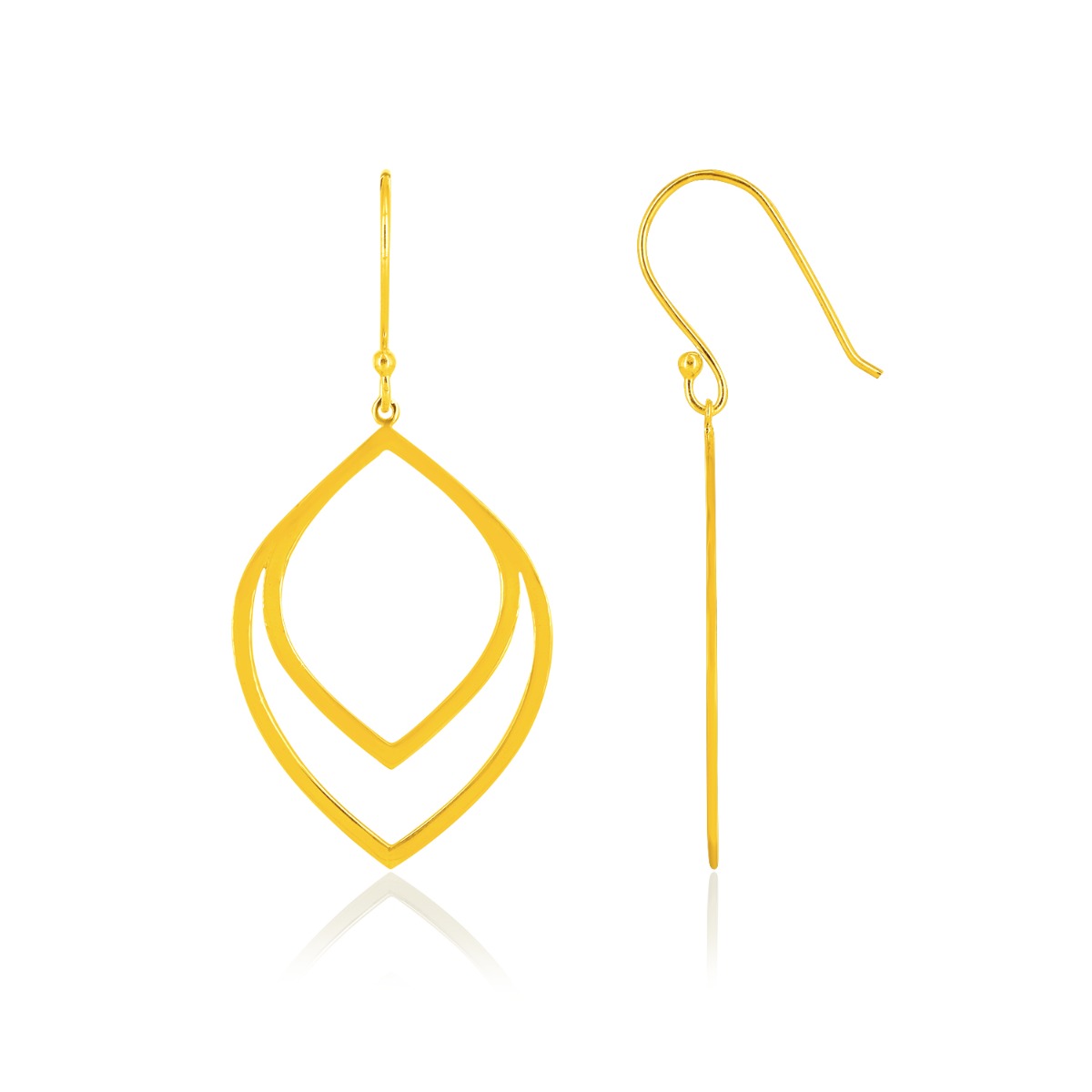 Leaflet Drop Earrings