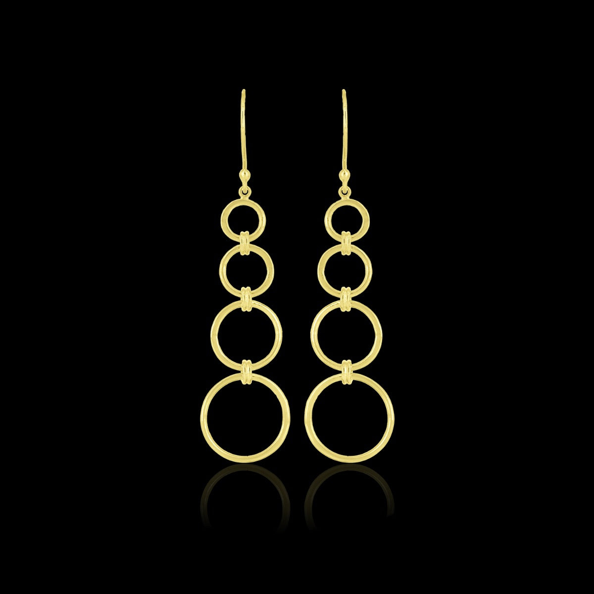 Cleopatra Encircled Drop Earrings