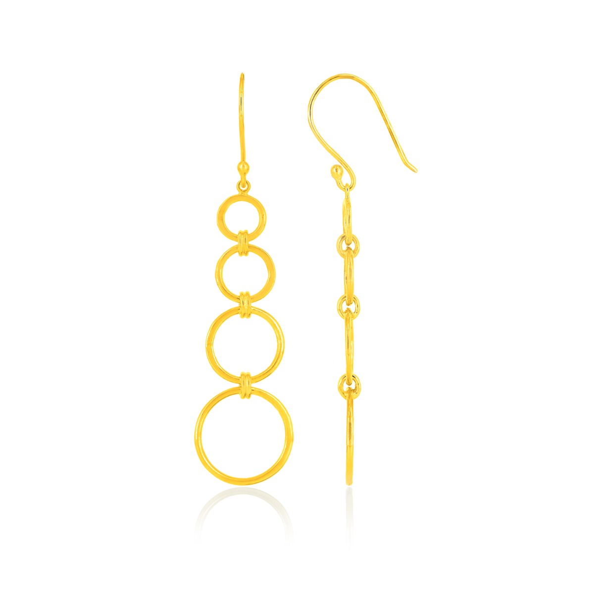 Cleopatra Encircled Drop Earrings