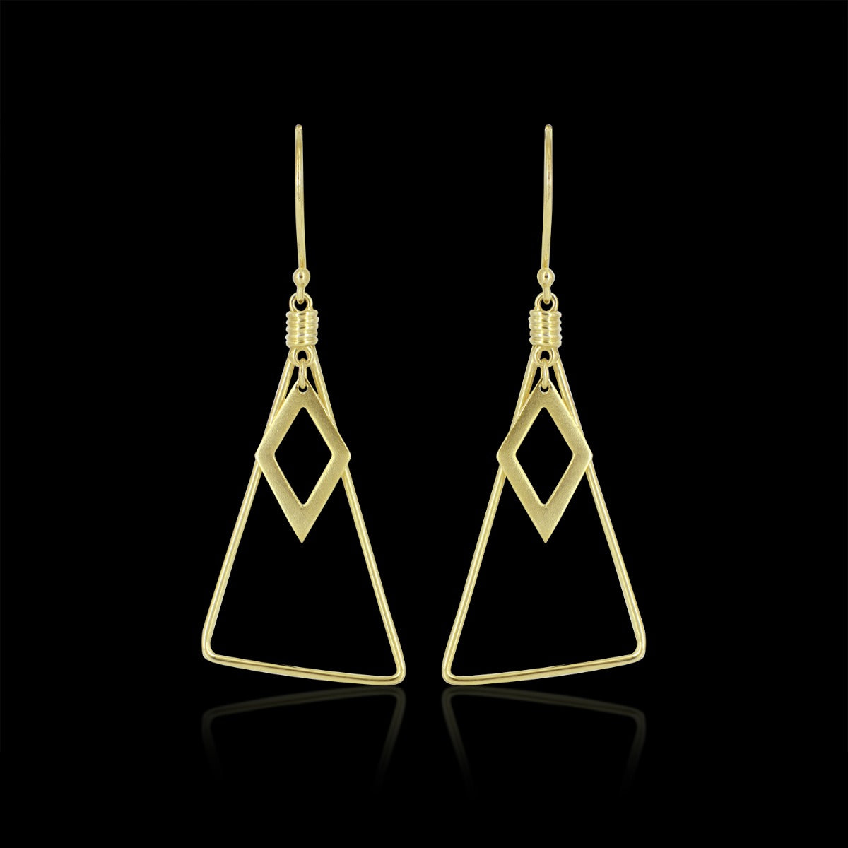 Trigon Drop Earrings