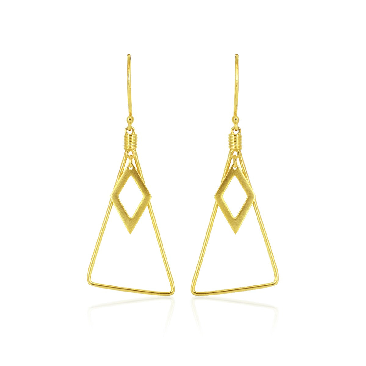Trigon Drop Earrings